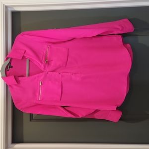 Express Portofino Pink Button Up Long Sleeve